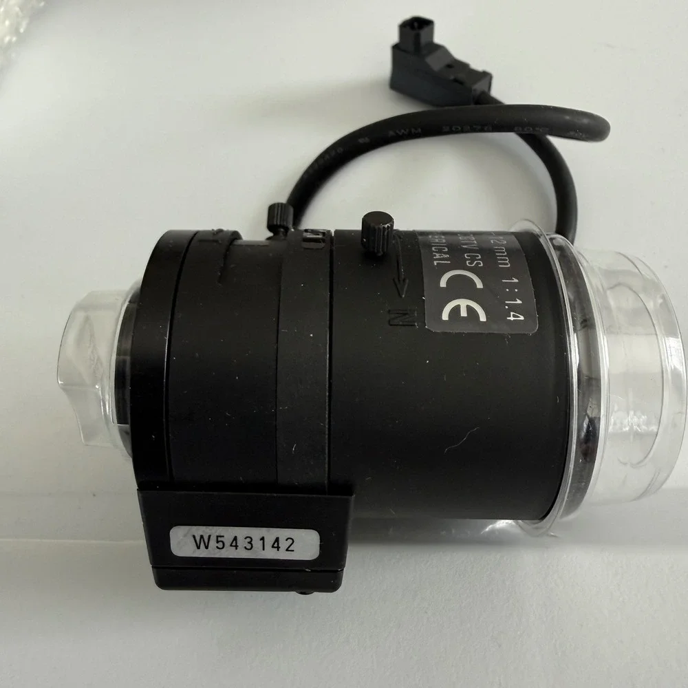 Tamron 13VG2812AS-SQ 1/3 CCTV CS Aspherical 2.8-12mm f/1.4‎ DC Iris Lens Black